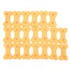 20pcs Rubber Dog Squeaky Bone Toy Teeth Cleaning Dog Bone Chewing Toy for Small Medium Dogs