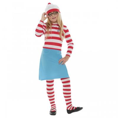 Where's Wally? Girls Wenda Costume Set
