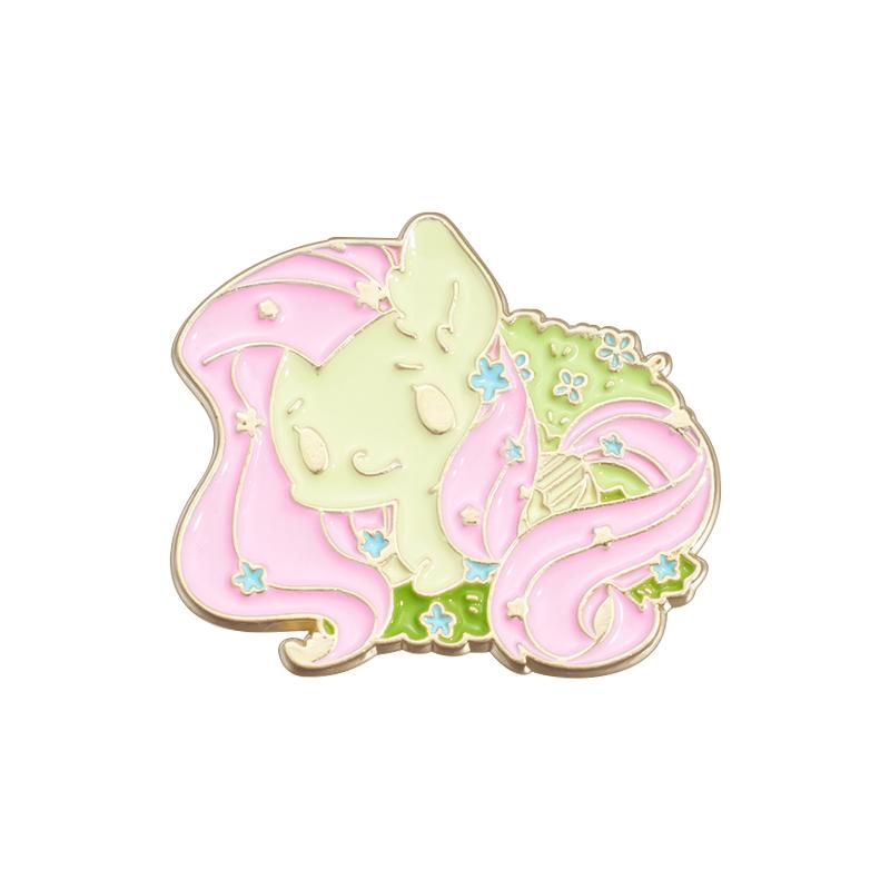 

Little Horse Enamel Pins Custom Colorful Hair Brooches Lapel Badges Cartoon Animal Funny Jewelry Gift for Kids Friends