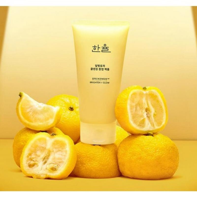 Hanyul Yuja Cleansing Tone Up Pack Foam 120ml