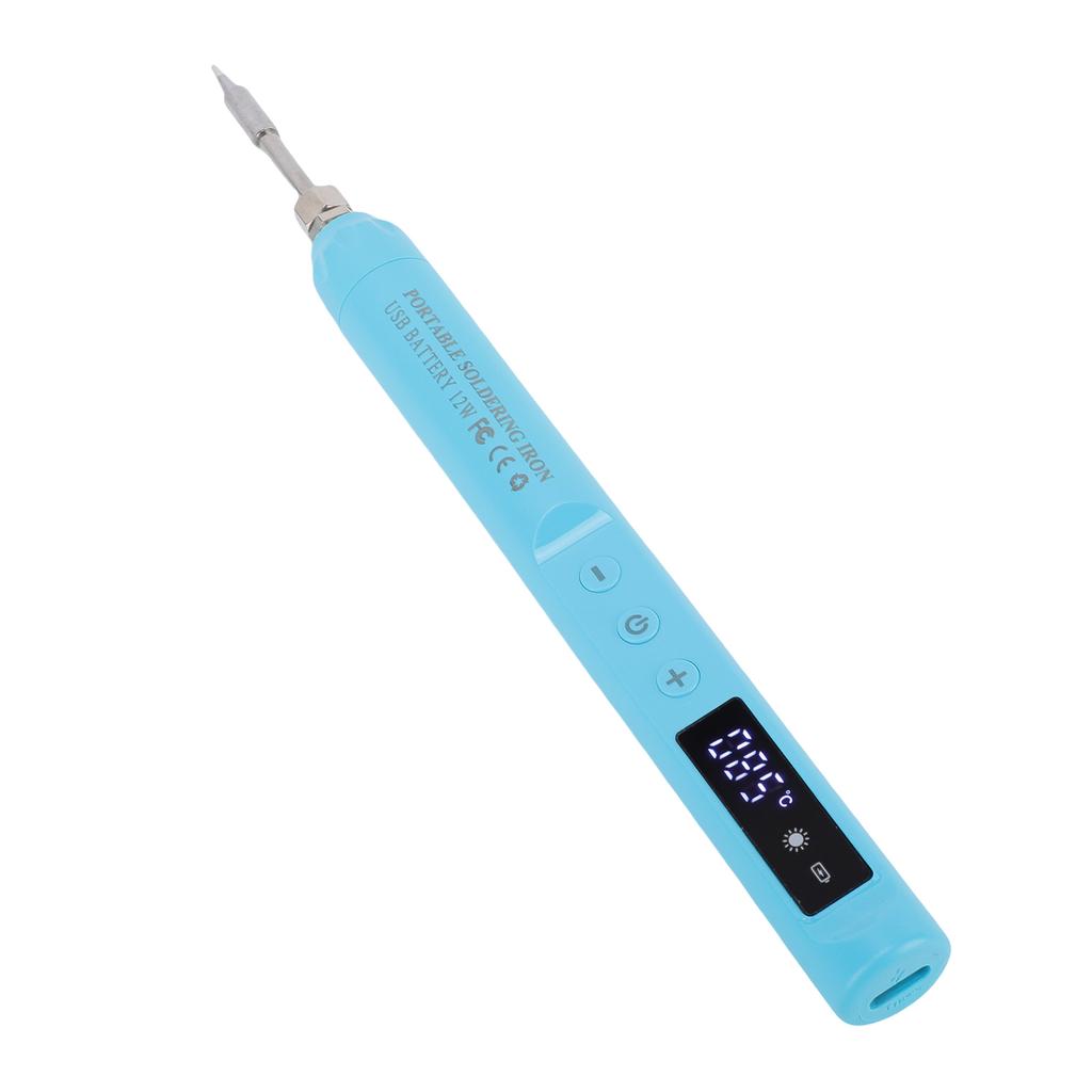 Cordless Soldering Iron Kit with LCD Screen, Re able, 200-450 celsius Temperature, Auto Sleep, for Electronics Repair