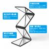 Doyeemei Makeup Foldable Makeup for Hand Folding Adjustable Convenient Storage Four-sided Mirror, Mirror, Mirror, 4-way Mirror, Haircuts, Mirror,