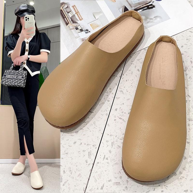 Fashion Women Fashion Flats Slippers Summer New Style Outdoor Non-slip Beach Shoes Lady Casual Flat Shoes Comfort Soft Sole House Slides