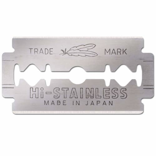 FEATHER High Stainless Steel Double Edge 10 Pieces