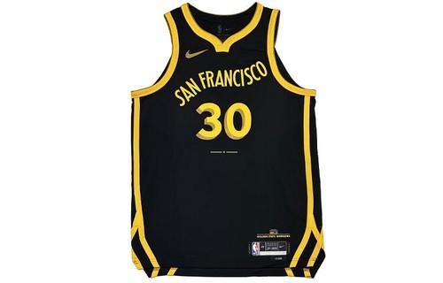 Nike Stephen Curry No. 30 Golden State Warriors City Edition Jersey, 2023-24 S жёлтый/чёрный