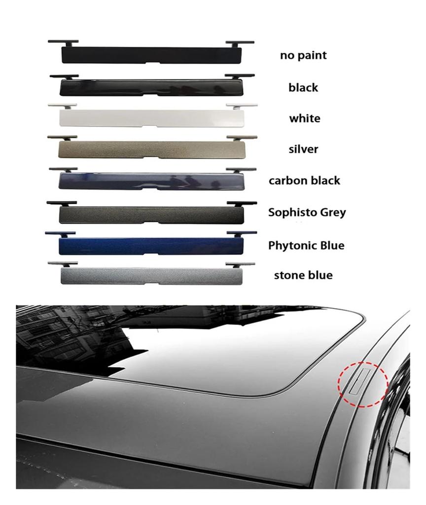 Compatible BMW 5 Series G30 Roof Rack Cover Plate Roof Running Strip Small Cover Plate 51137443691 (Stone blue)