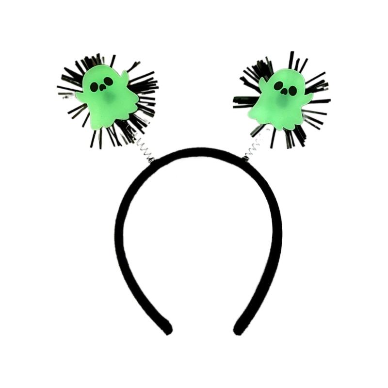 Glow in Dark Hair Hoop Bat Specter Glow in Dark Headband for Halloween