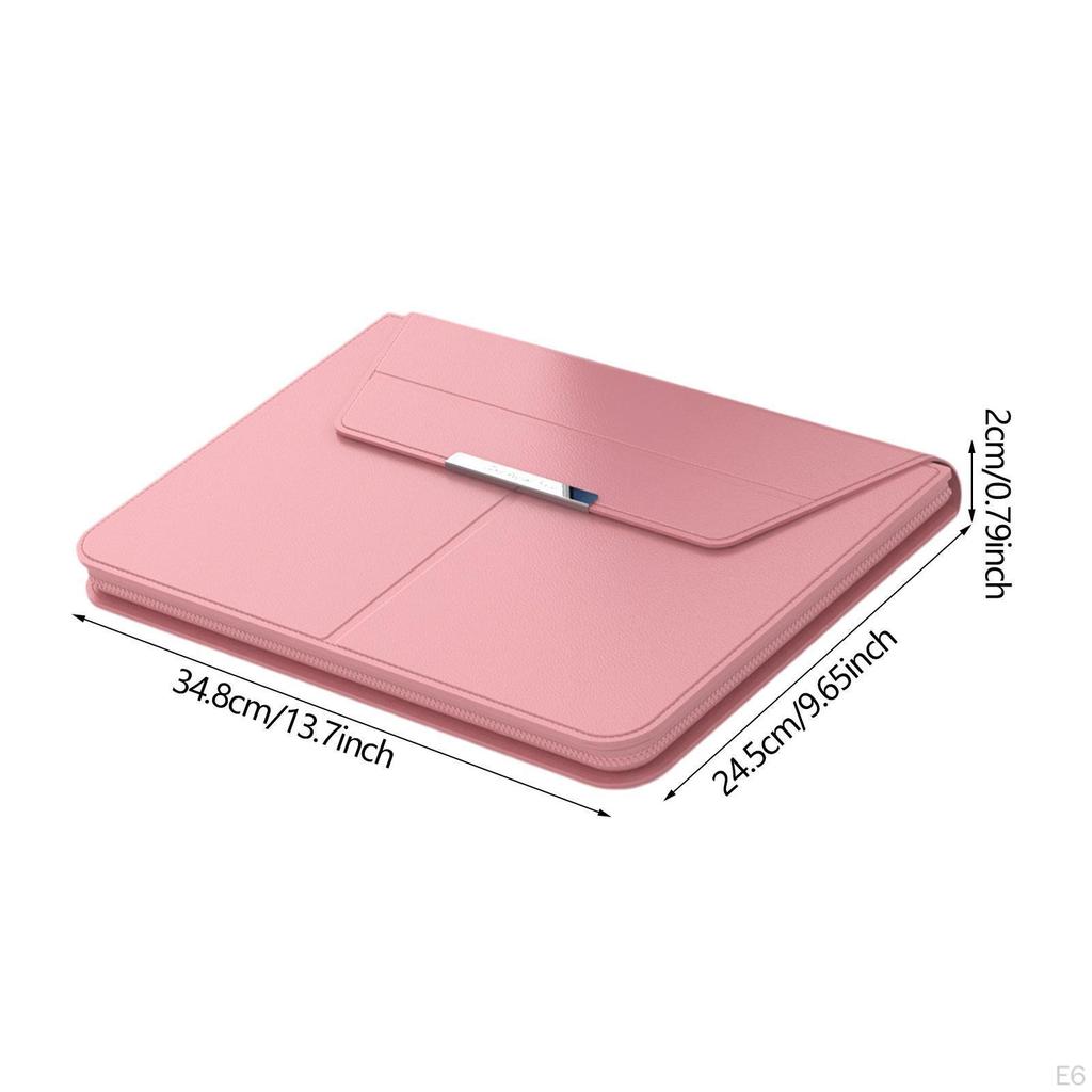 Laptop Sleeve 13 14 Inch Lightweight with Invisible Stand Outdoor Portable Liner Case for Macbooks