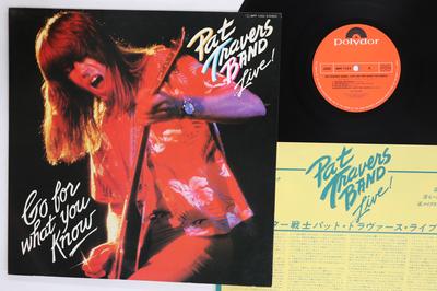 Disque vinyle PAT TRAVERS BAND Live Go For What You Know MPF1252 POLYDOR 1979 Japon Rock D'occasion