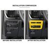 Car Headlight Switch Control Frame Cover For Ford F-150 -2024 Bright Yellow