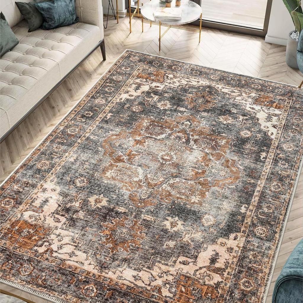 American Persian Carpet Living Room Fully Covered Large Area Sofa Carpet Bedroom Bedside Carpet