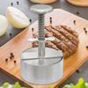 Hamburger-Patty-Maker-Presse, 8/10/11/14 cm Durchmesser, Edelstahl, antihaftbeschichtet, rund, manuelle Reisbällchenform, Küchen-Rindfleisch-Grill-Werkzeuge