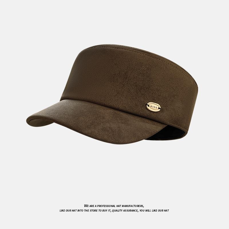 New Japanese Retro Simple Versatile Equestrian Hat Suede Flat Hat for Women Early Autumn Painter Hat Newsboy Hat for Women