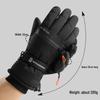 Ski Gloves: Unisex Winter Fleece-Lined, Windproof, Touchscreen, Water-Repellent, Thickened Cycling Cold-Proof