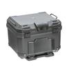 57L BPC Rear Box Top Case Backrest Square Touring Travel Storage Black