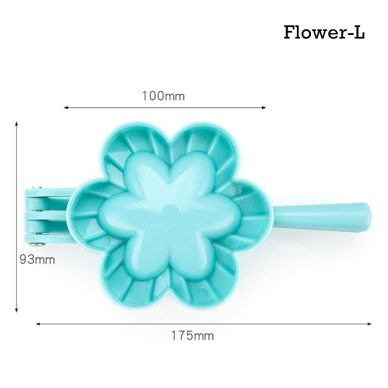 Creative Dumplings Mold Household Kitchen DIY Heart Butterfly Flower Shape Dumplings S/M/L Baking Plastic Mold Jiaozi Moulds