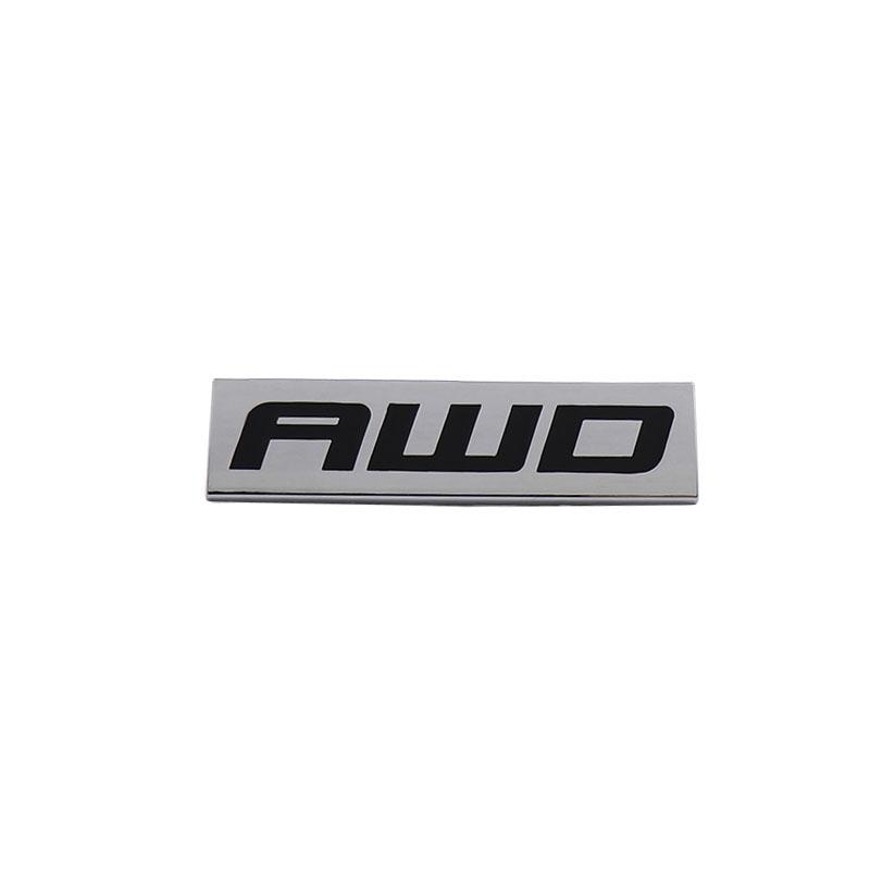 Premium AWD All Wheel Drive for Universal Car Engine Hood Fender Trunk Tail Rear Bonnet Nameplate Decal Emblem Badge Sticker