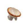 Ceramic Pet High Foot Bowl Cute Dog Food Feeding Basin Cats Drinking Feeder  Kitten Puppy