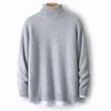 Hengyuanxiang Men's Thickened Pure Wool Turtleneck Sweater