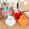 Cute Pen Storage Container Puffer Jacket Holder, 3D Printed Desk Organizer, Novelty Stationery Pencil Cup Holder for Office Home, Creative Gift
