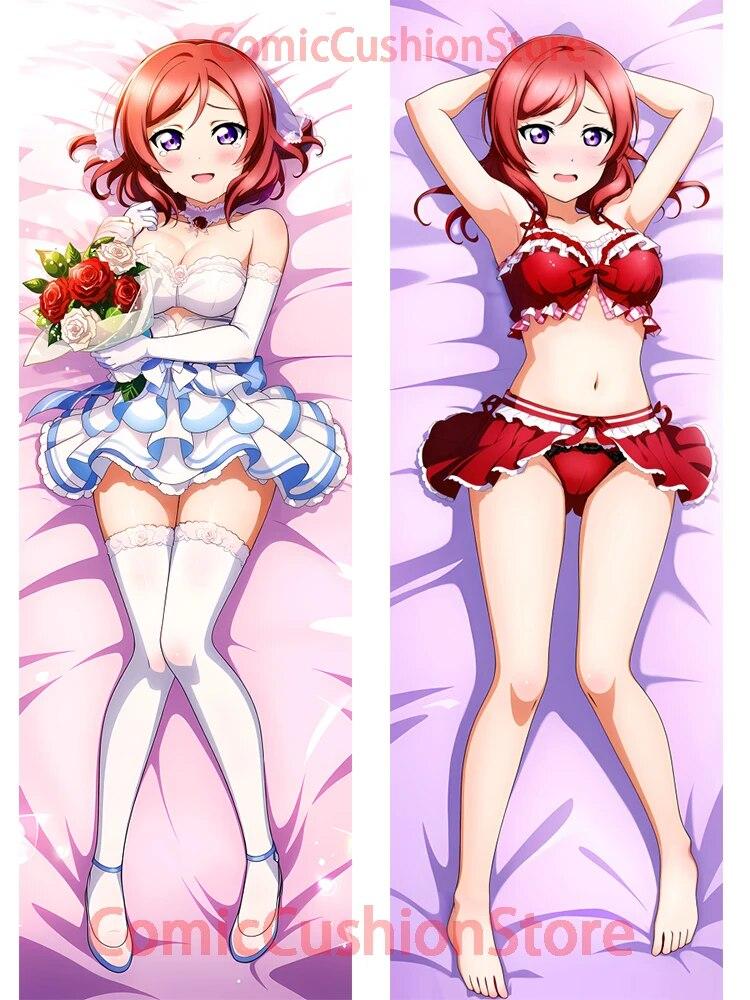 

Dakimakura anime nishikino maki love live! Double-sided Print Life-size body pillows cover Adult pillowcase 50x150cm