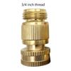 Garden Hose Accessories 3/4inch Female Quick Connector Pressure Washer Connector Water Hose End Brass Connector Fitting