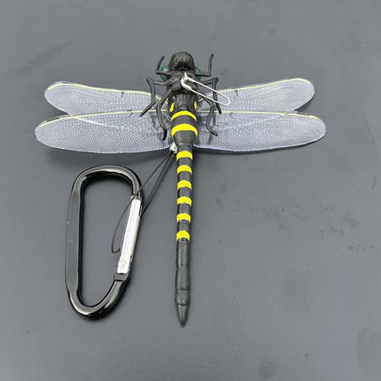 1/2/3/4/5 Sets Fake Dragonfly Decoration Portable Outdoor Camping Gnats Fly Repellent Simulated 3D Dragonfly Model Ornament Kids Educational Toy