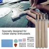 Rubber Stamp Carving Handcraft Set Hand Sculpture Stamp DIY Tool Kit