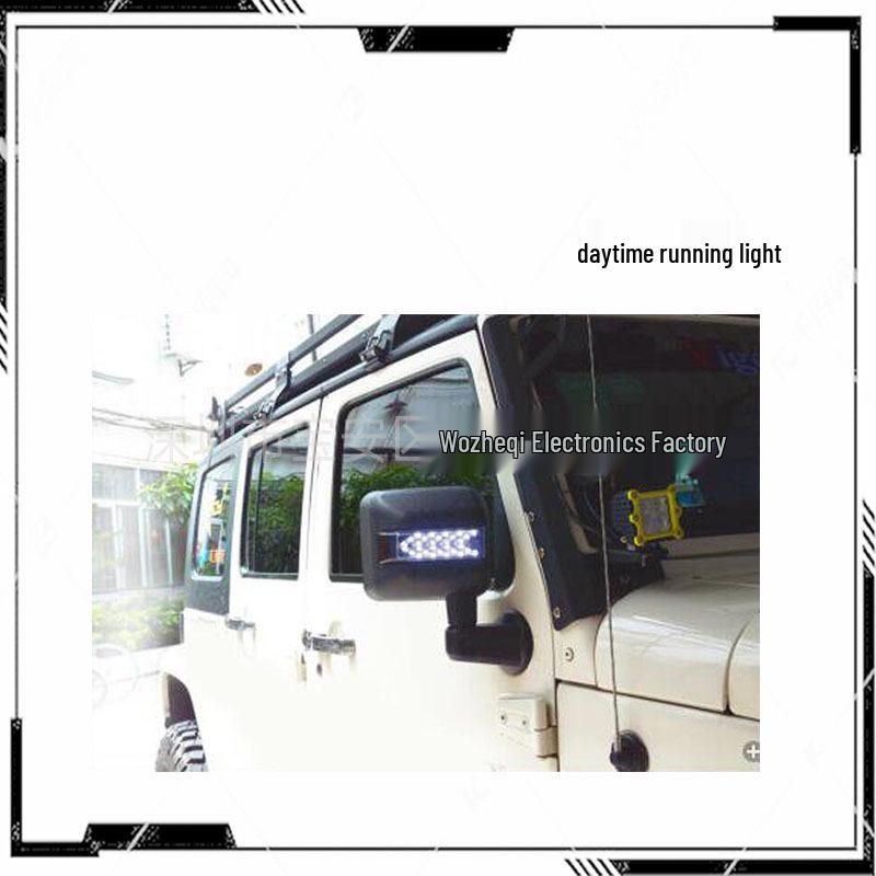 Jeep Wrangler Rearview Mirror Arrow Signal Light