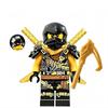 Cross18 Season Ninja Dual-Sided Building Blocks Figure with Weapon Accessories