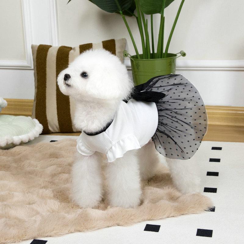 Summer Dog Clothes for Poodles and Bichon Frises - Stylish Casual Pet Outfits, 25th Anniversary Couple Formal Wear, Cat Clothing
