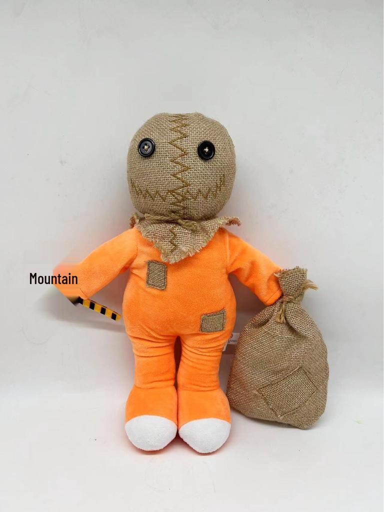 Trick 'r Treat Sam Plush Toy: Halloween Pumpkin Man Doll