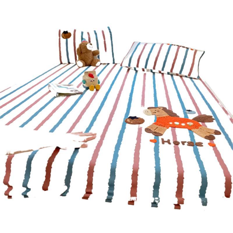 2026 Cotton-Like Embroidered Coarse Cloth Towel Bed Sheet