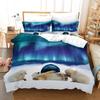 3D Teddy Bear Bedding Set White Polar Bear Bed Linen Teens Women Single Twin Queen King Full Size Duvet Cover 3pcs Bedclothes
