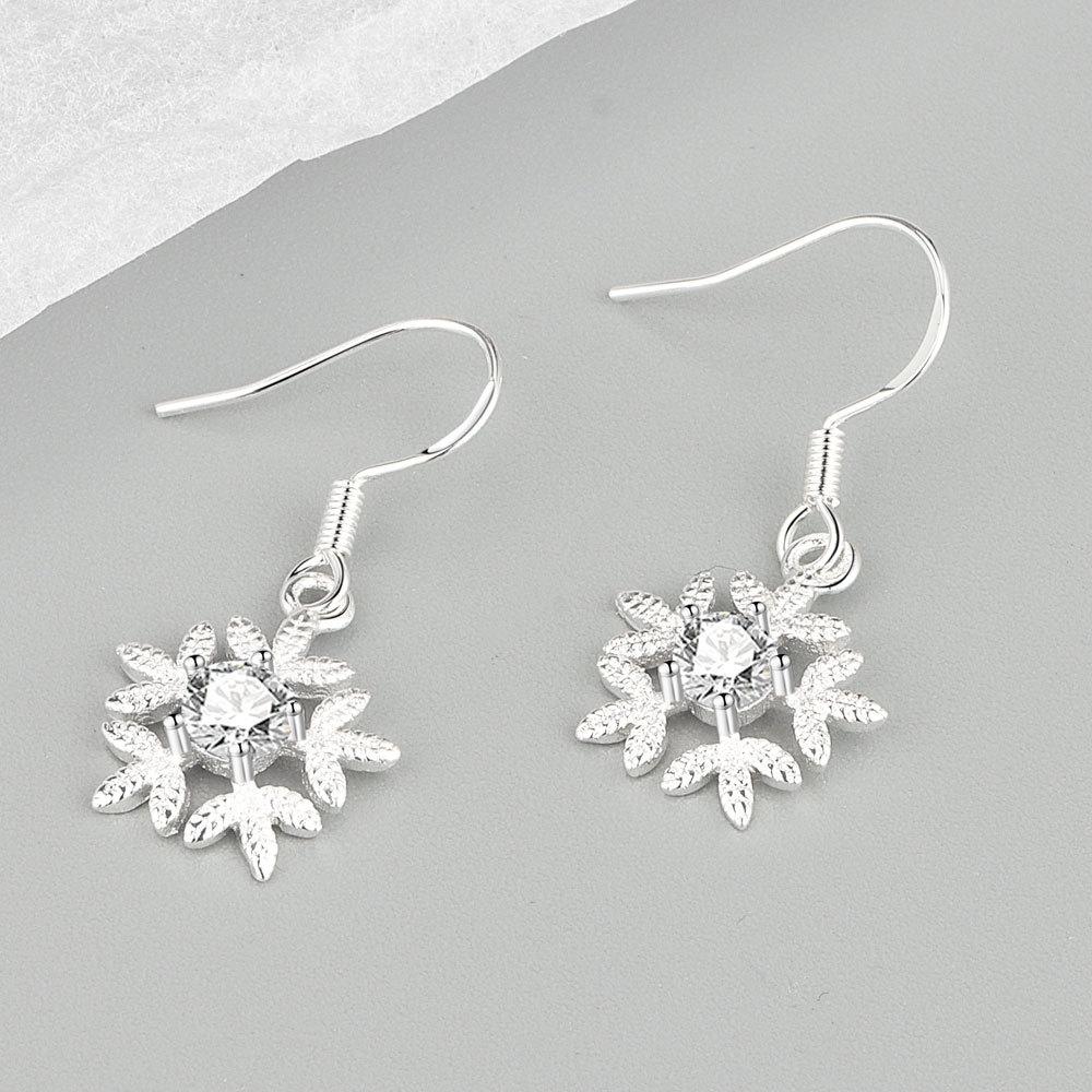 

Серьги-капли Lindon из медного сплава с цирконом, серьги-капли для женщин, подарки на свадьбу белый