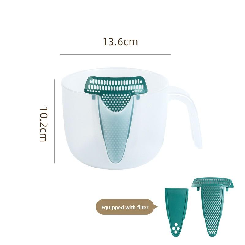 

Large-capacity Baking Bowl with Scale for Separating Soup and Oil павлин голубой