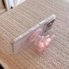 Magnetic Cute Pink Rabbit Stand Phone Case for iPhone 17 Pro Max 16P