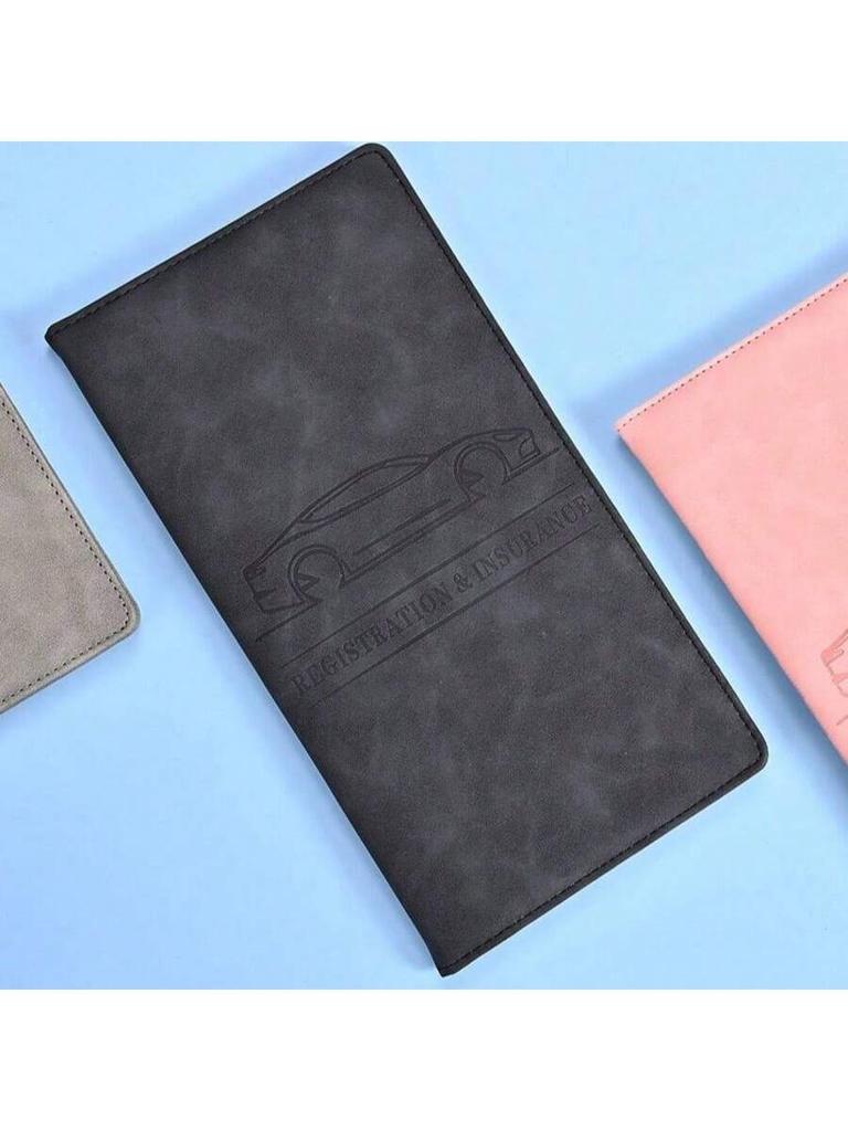 1pc Car Registration and Insurance Card Holder, Car Document Folder for Cards and Documents, Glove Box File Organizer for Easy A