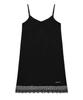 Nigaennikol Satin Lace Slip Dress_Black
