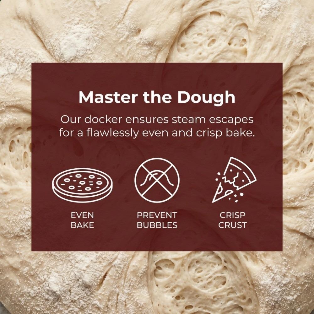 

Food-Grade Pizza Dough Docker PP Pizza Roller Spikes Dough Pricker Roller Pizza Bread Crackers