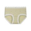 Women Mid Waist Antibacterial Full Cotton Crotch Breathable Seamless Triangle Underwear