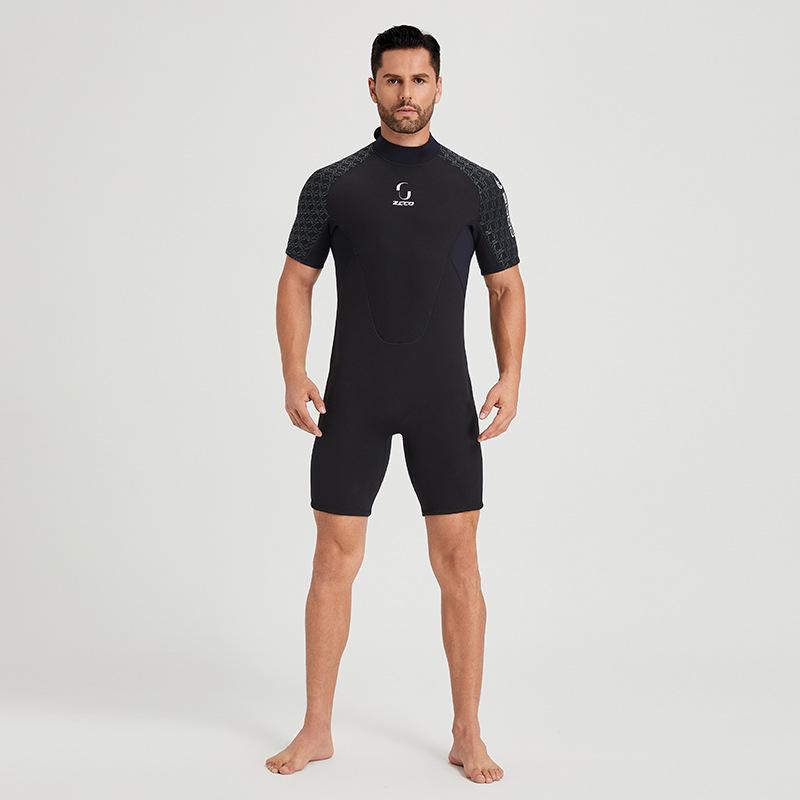 ZCCO 3mm Unisex Short Sleeve Wetsuit - Warm Diving, Surfing, Cold Protection