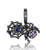 Black Spider Skeleton Charm Bead Components Skeleton Cat Poker Bead Component Pendant Bead Component Compatible With Copper Metal Authentic Original