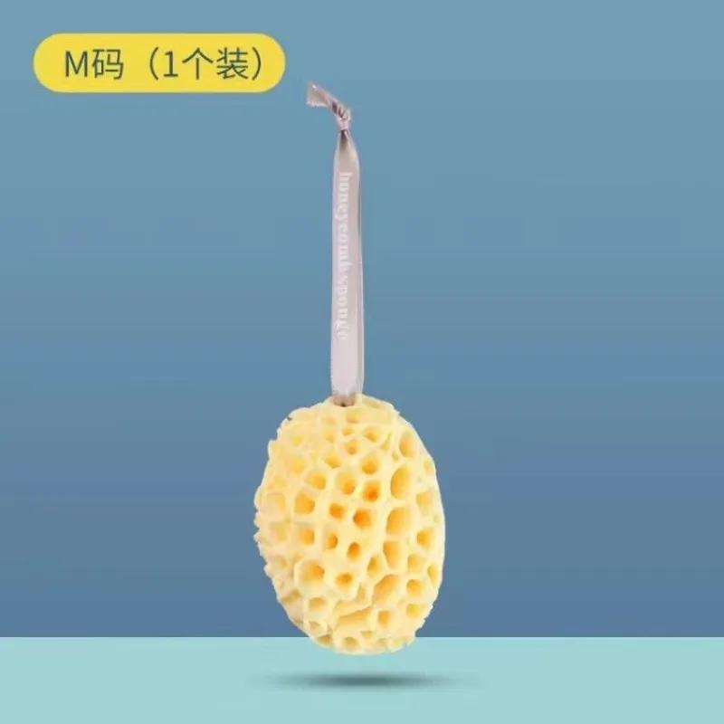 Burete de baie tip fagure, super moale, bilă de baie, produse de uz casnic pentru baie, nu împrăștie, pentru copii, adorabil, floare pentru baie cu bule