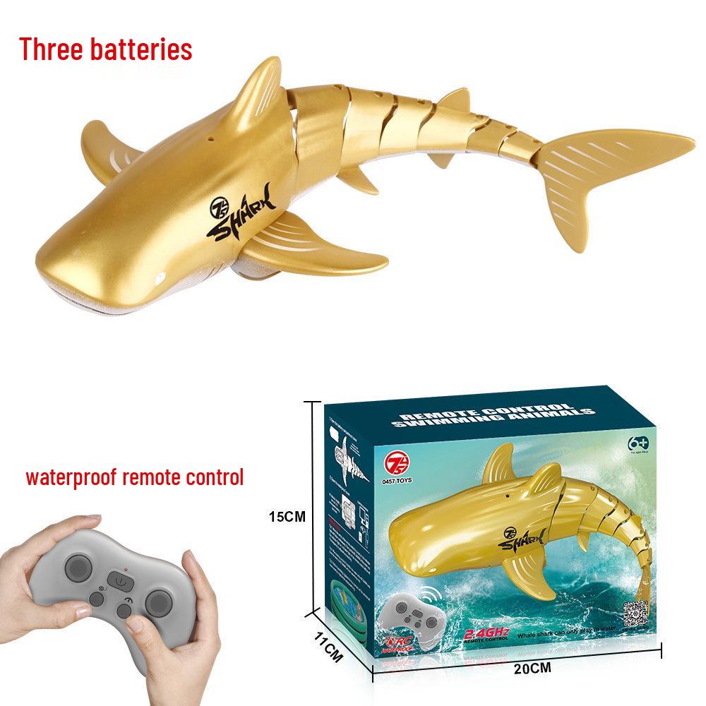 2.4G Remote Control Electric Shark Toy - Wireless Charging Water Toy for Kids