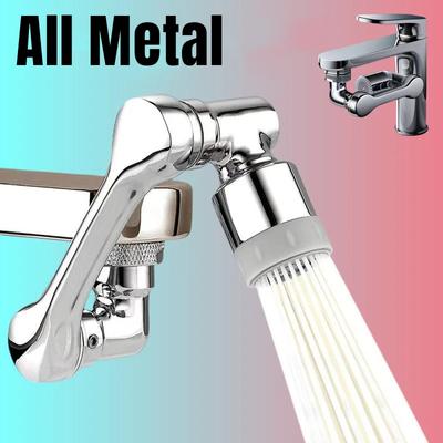 1 stück Metall 1080 ° Universal Rotation Wasserhahn Belüfter Bubbler Düse Küche Tap Sprayer Kopf Adapter Waschbecken Wasserhahn Extender