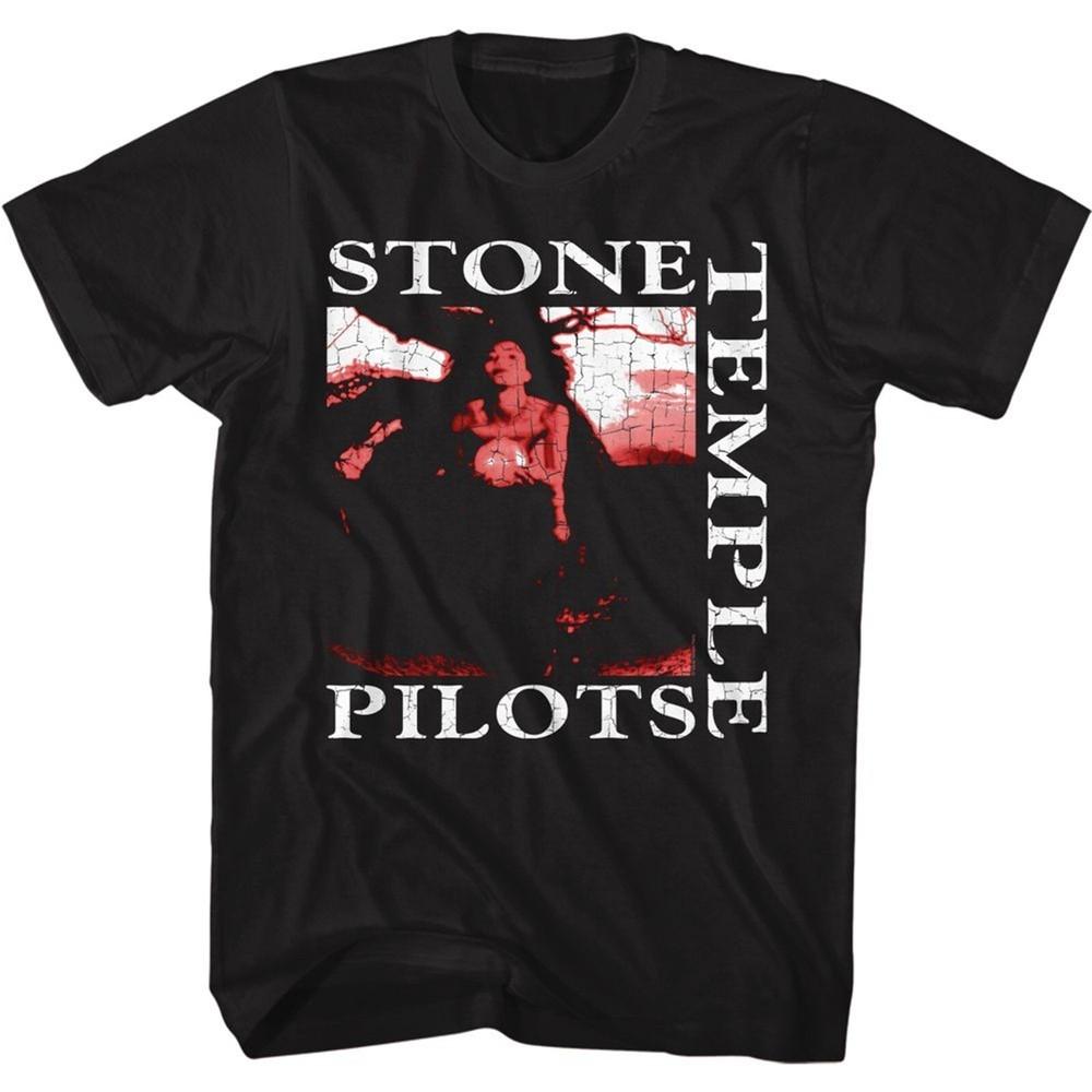 Stone Temple Pilots Core Tree Art Black Adult TShirt Unisex T-Shirt XXL