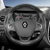 EXHN9 Suitable for Renault Carbon Fiber Texture Steering Wheel Cover with Segmented Quick-Release Design Sandero Clio Duster 