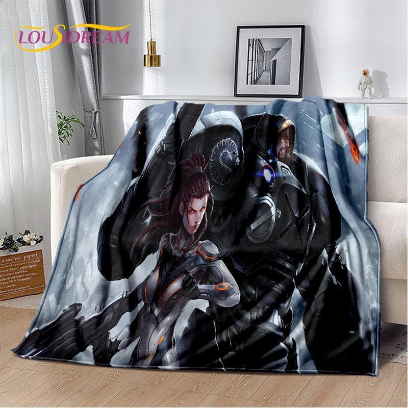3D HD StarCraft Game Gamer Soft Plush Blanket,Flannel Blanket Throw Blanket for Living Room Bedroom Bed Sofa Picnic Cover Kids