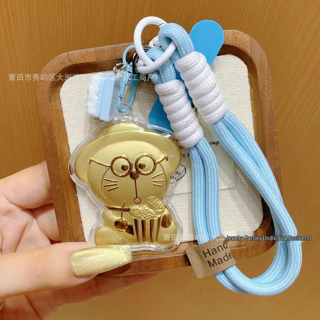 Shuibei 999 Feingold Cartoon Handy-Anhänger & Schlüsselanhänger, 20mg